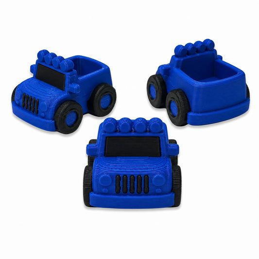 Navy 3D Printed Jeep Beads (Not Silicone)