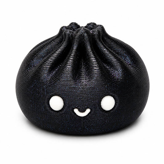 Cute midnight glitter Kawaii Dumpling Pen Palz 3D Printed Bead by Bailey's 