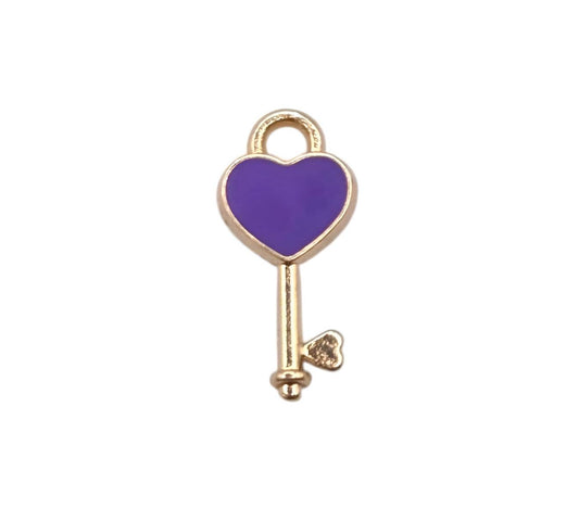 Key to my Heart Charms