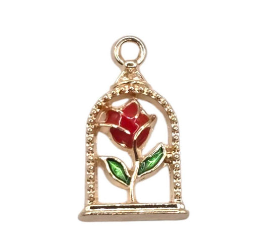 Enchanted Rose Charms