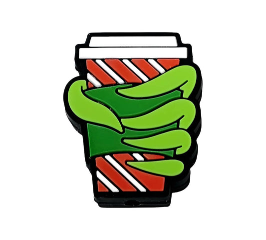 Grinchy without Coffee Focal Beads (Custom)