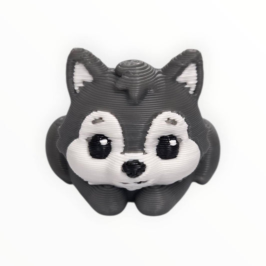 Shadow the Wolf 3D Printed Pen Palz (Not Silicone)