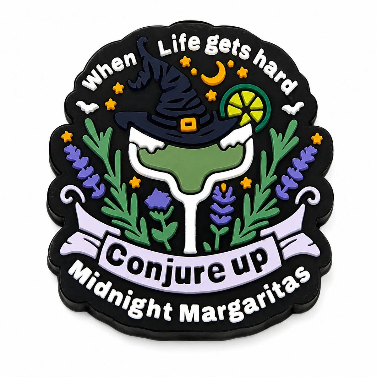 Conjure Up Midnight Margaritas Silicone Focal Bead | Exclusive Design