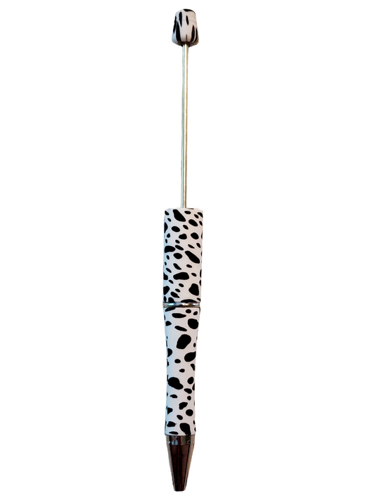Cow Print Beadable Pens