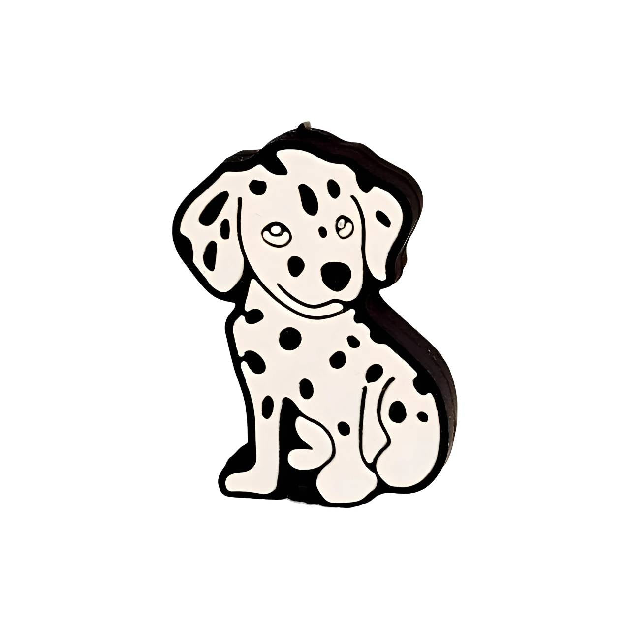 Dalmatian Focal Bead
