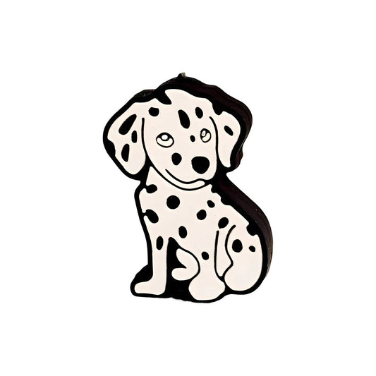 Dalmatian Focal Bead