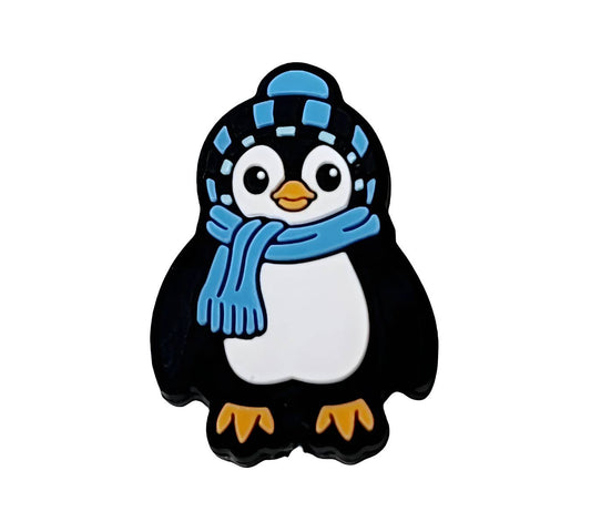 Blue Penguin Focal Beads