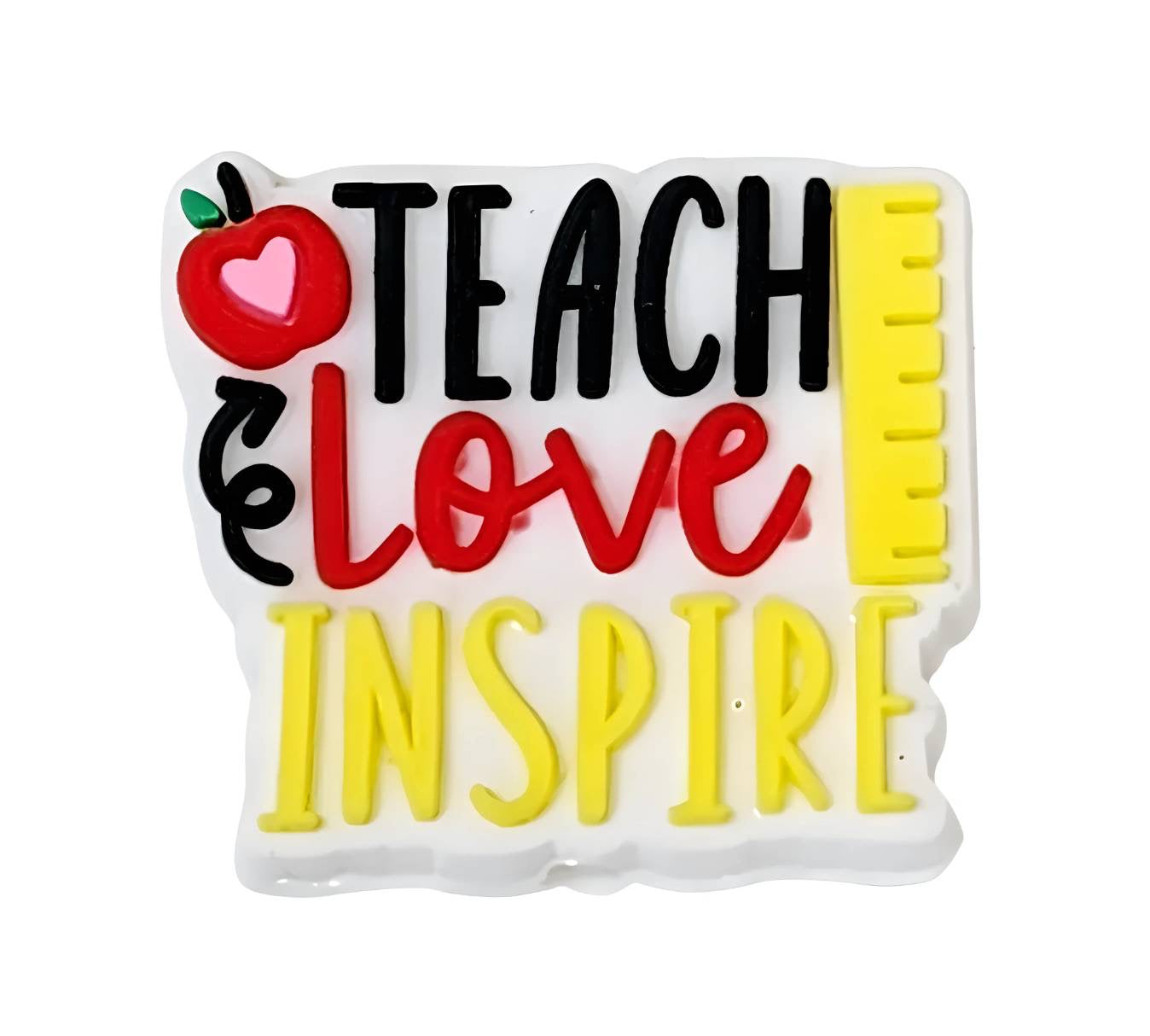 Teach Love Focal Beads
