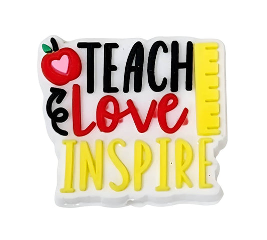 Teach Love Focal Beads