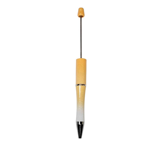 Two Tone Orange Beadable Pens