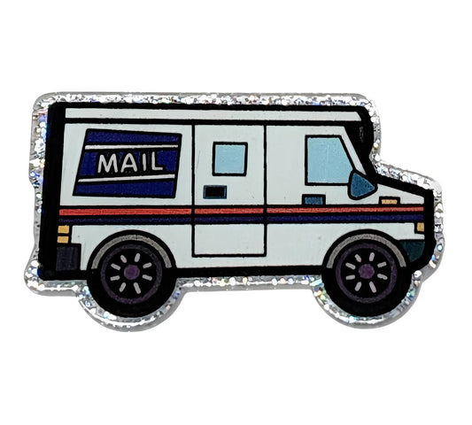 Mail Truck ~Flatback Acrylics~