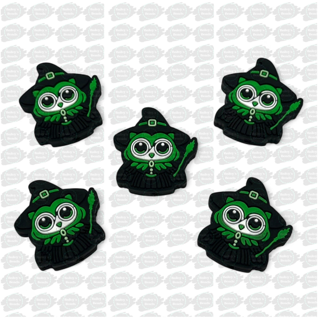 Elfie Owl Silicone Focal Beads (Bailey's Beads Exclusive)