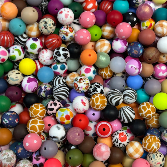 50 Ct 15mm Silicone Mix