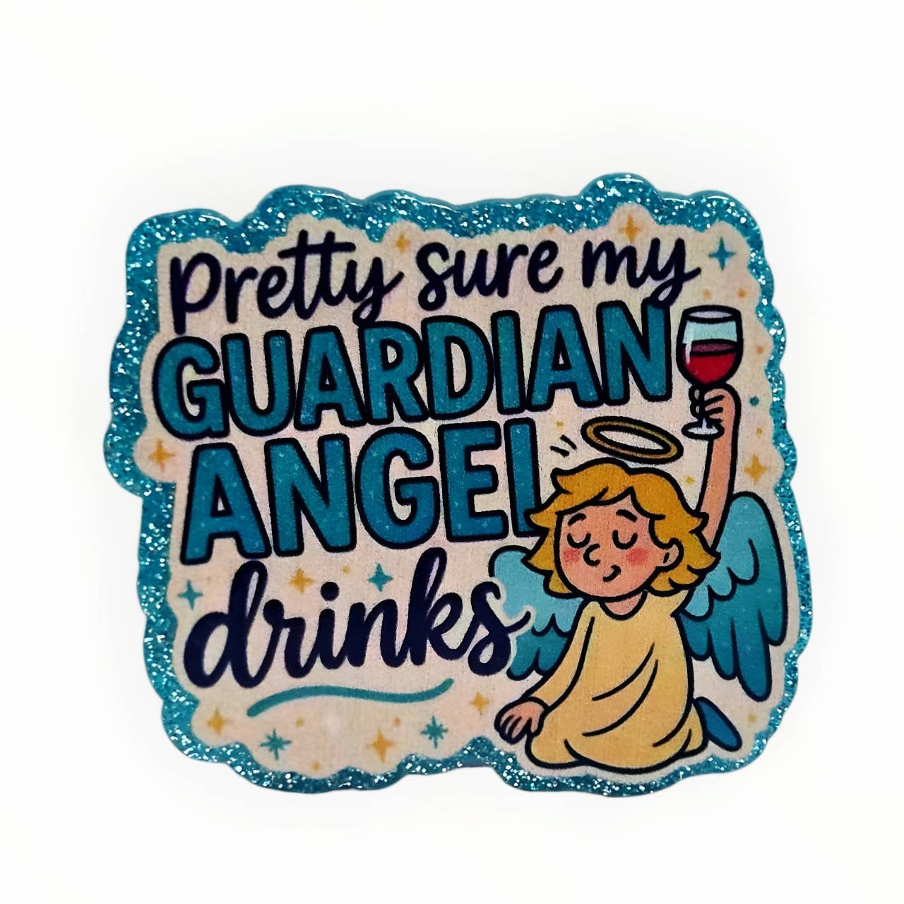Guardian Angel ~ Acrylic Flatbacks (Exclusive Bailey's Beads Design)