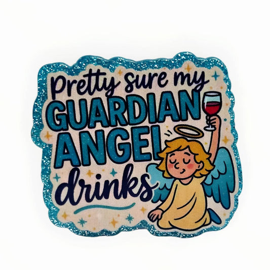 Guardian Angel ~ Acrylic Flatbacks (Exclusive Bailey's Beads Design)