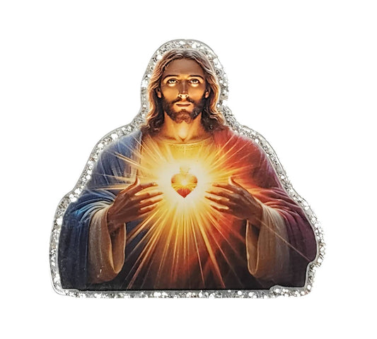 Sacred Heart ~Flatback Acrylics~ (Custom)