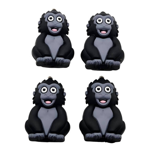 Funky Monkey Silicone Focal Beads