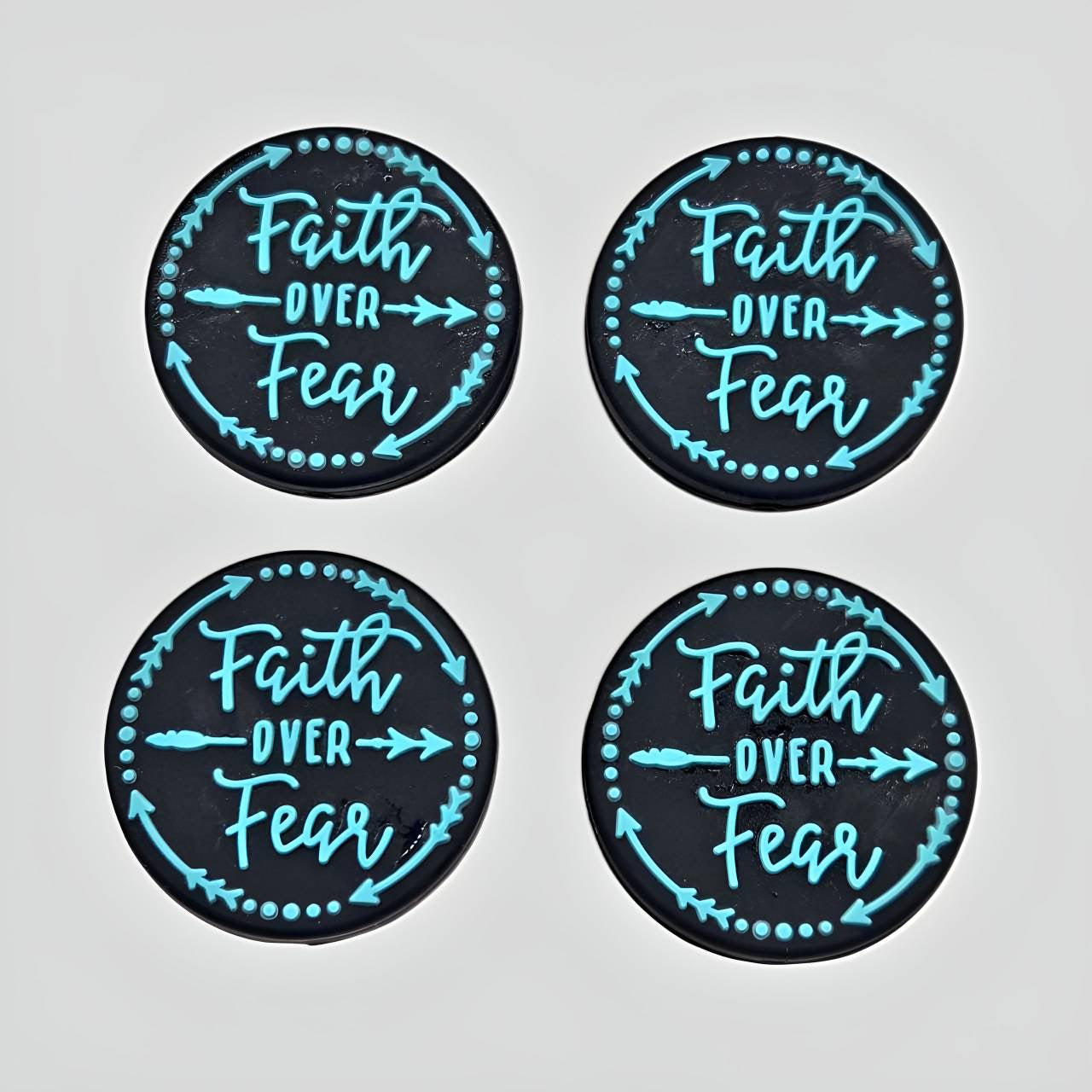 Faith over Fear Silicone Focal Beads