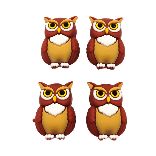 Rusty the Owl Silicone Focal Beads