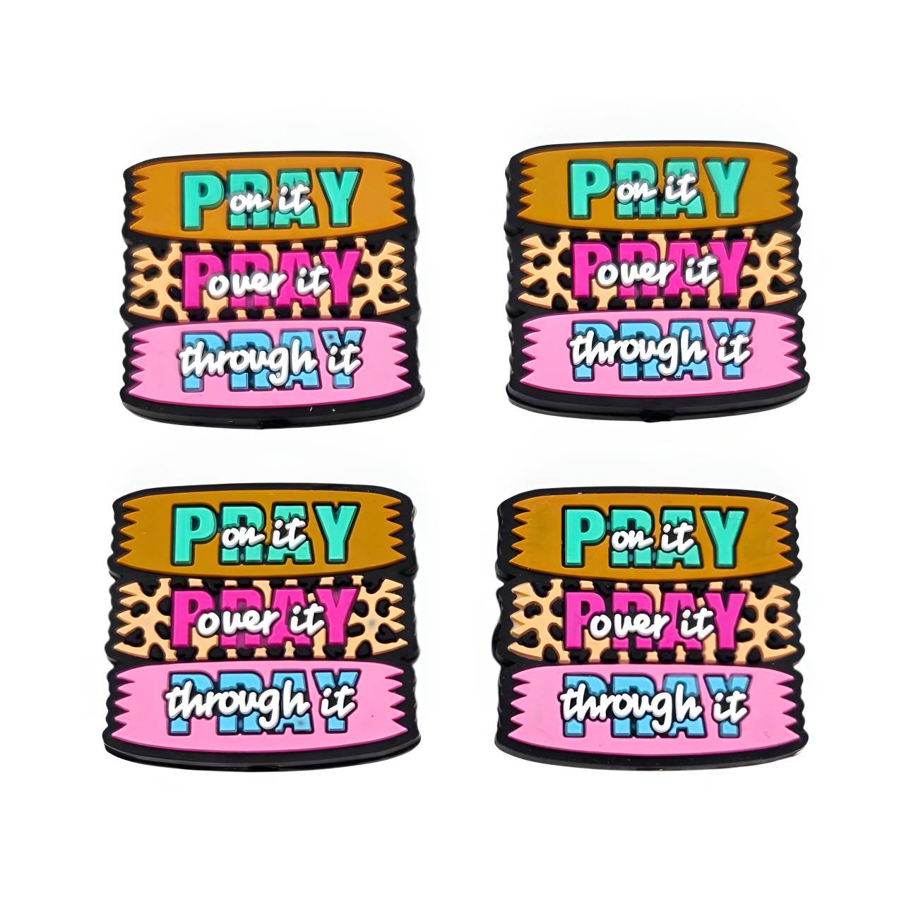 Faith Stack Silicone Focal Beads