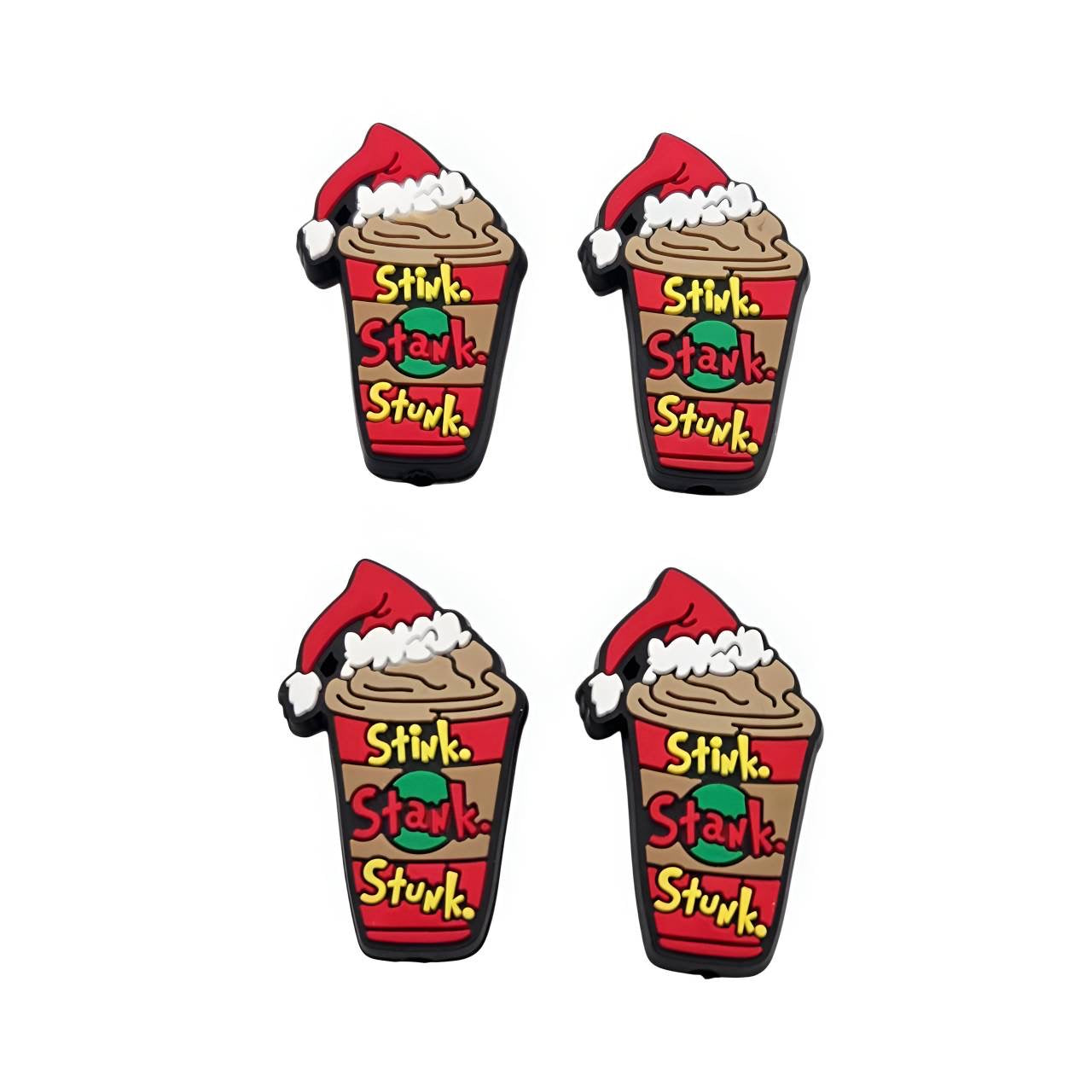 Stink Stank Stunk Latte Silicone Focal Beads