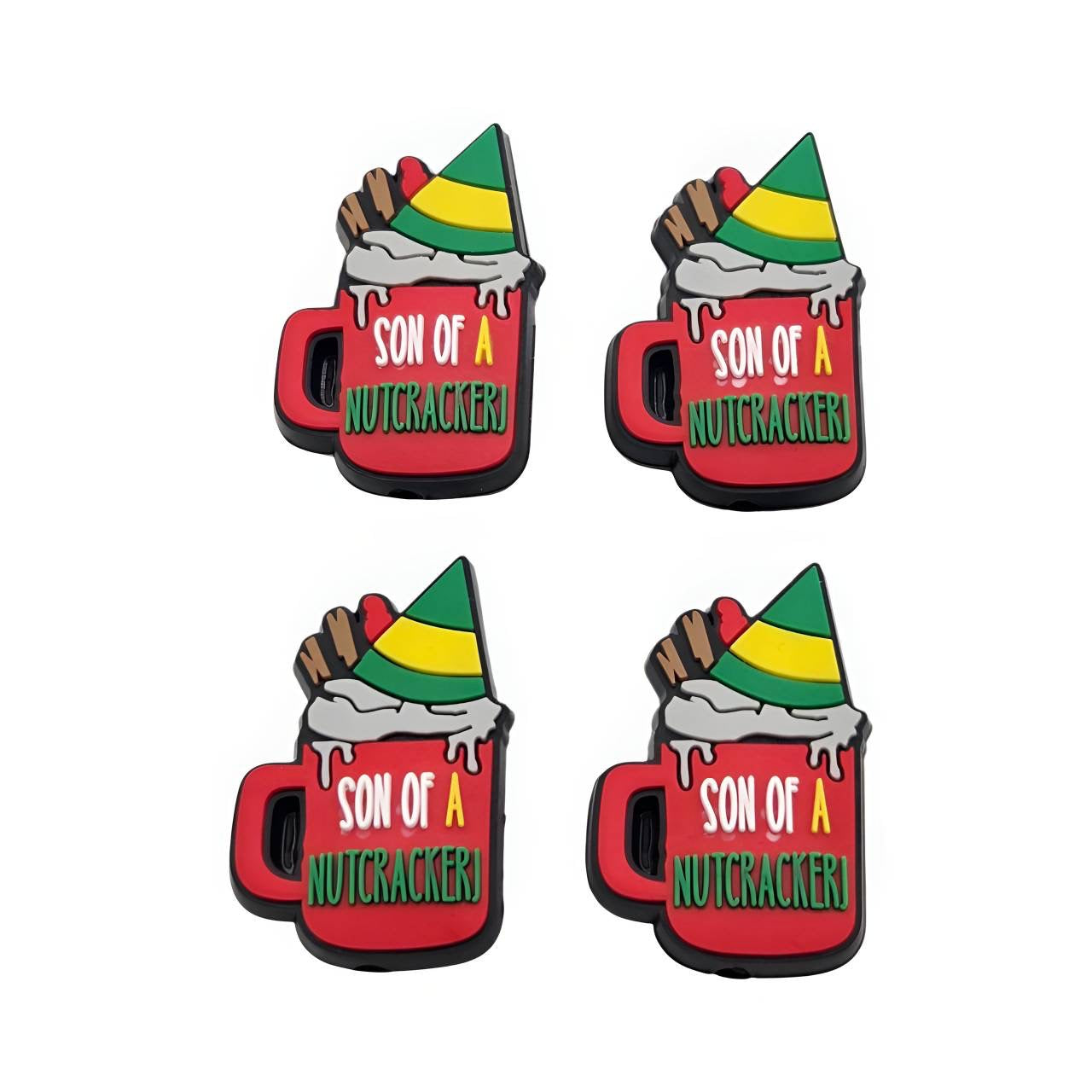 Nutcracker Coffee Silicone Focal Beads