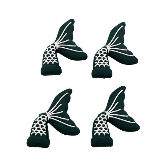 Mystic Mermaid Tail Silicone Focal Beads