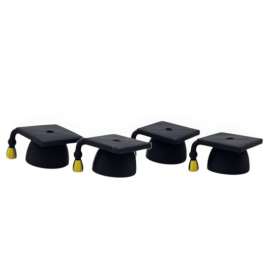 3D Graduation Cap Silicone Focal Beads