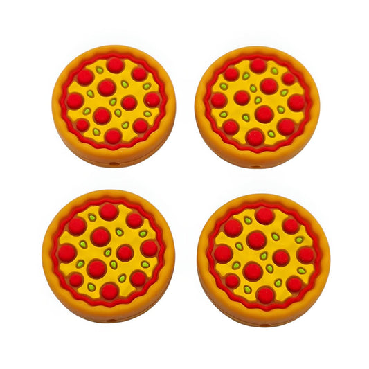 Pizza Silicone Focal Beads