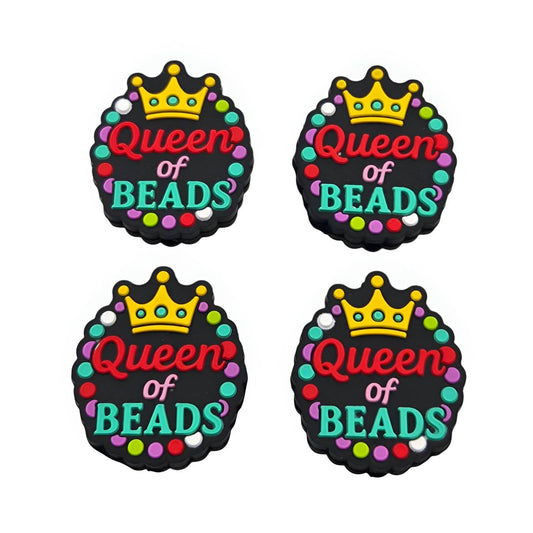 Queen of Beads Silicone Focal Bead (Custom Design by Bailey's Beads)