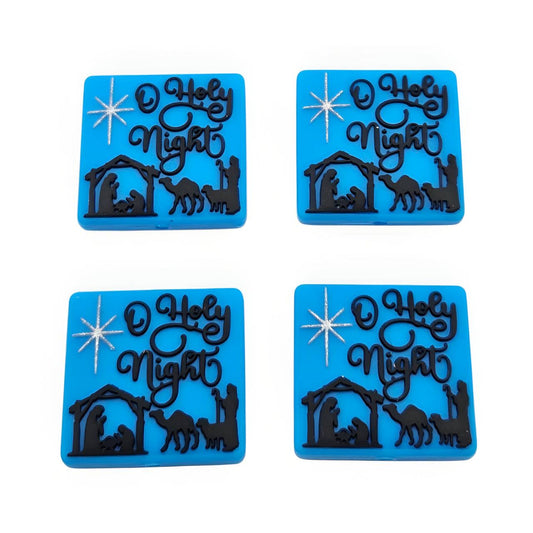 O Holy Night Silicone Focal Beads (an Exclusive Design to RD Creations)