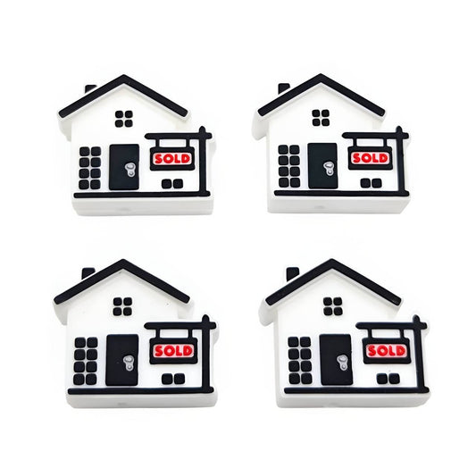 3D Realtor House Silicone Focal Beads (an Exclusive Design to RD Creations)