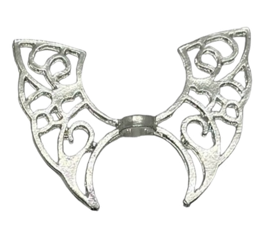 Silver Angel Wing Spacers