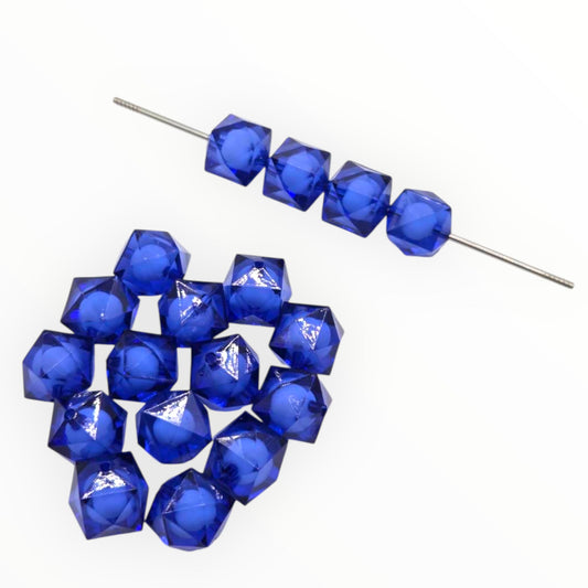 16mm Blue Encapsulated Acrylic Beads