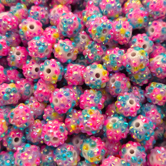 12mm Unicorn Pop Rhinestone Beads