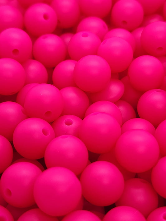 Bubblegum Bliss 12mm Silicone Beads