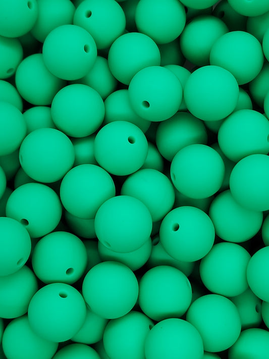 Forest Fern 15mm Silicone Beads