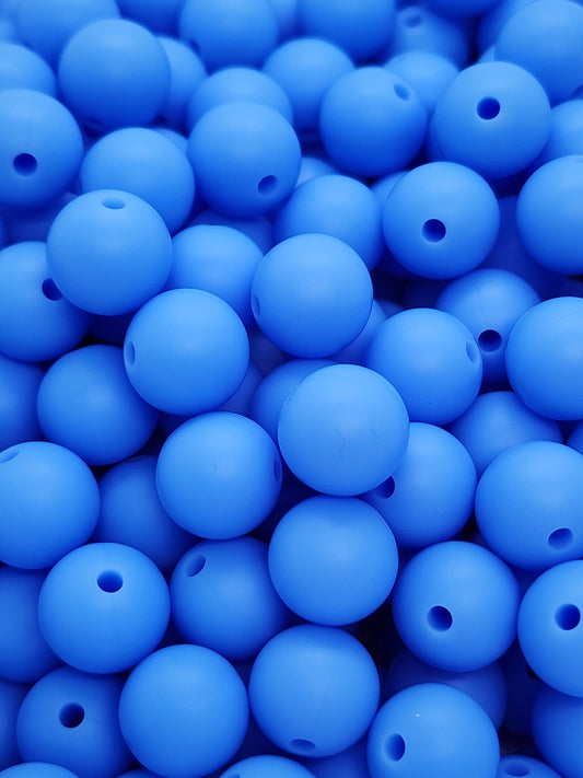 Periwinkle 12mm Silicone Beads