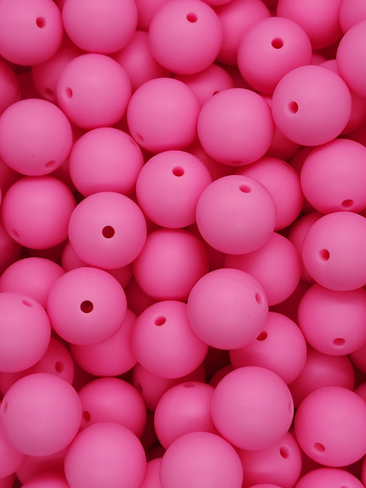 Cherry Blossom 15mm Silicone Beads
