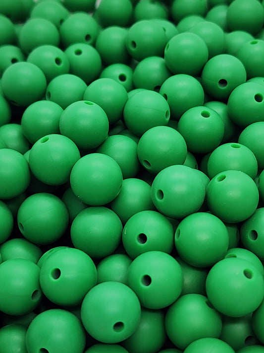 Enchanted Jade 12mm Silicone Beads