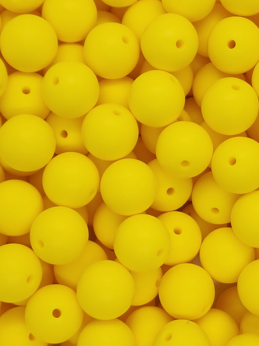 Sunshine 15mm Silicone Beads