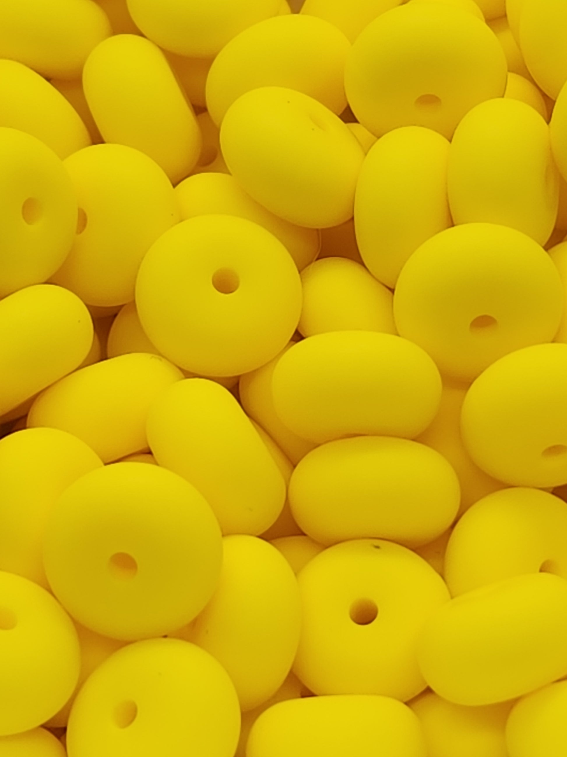 13. Yellow Abacus Silicone Beads – Bailey's Beads